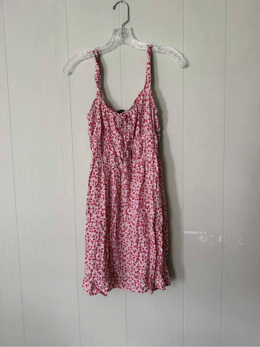 As U Wish Pink Floral Mini Sundress